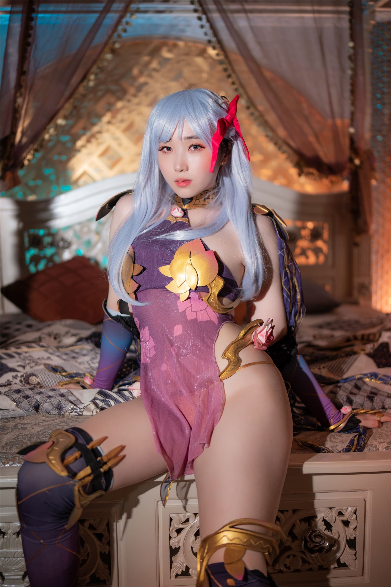 025 CreamSoda Bambi - NO.75 CREAMSODA  Cosplay Tamamo + Kama (FGO)(38)